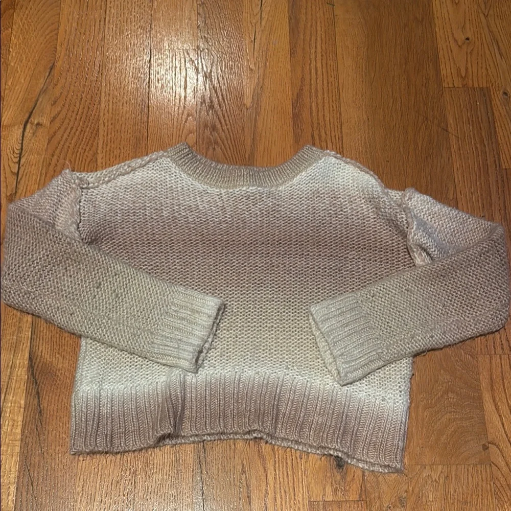 Oshkosh B’Gosh cream and blush ombré sweater size 5/5A